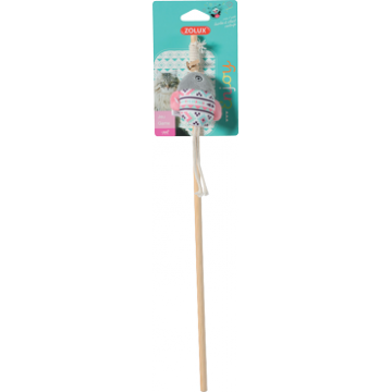 Zolux Toy Fishing Rod Toy With Fish Grey